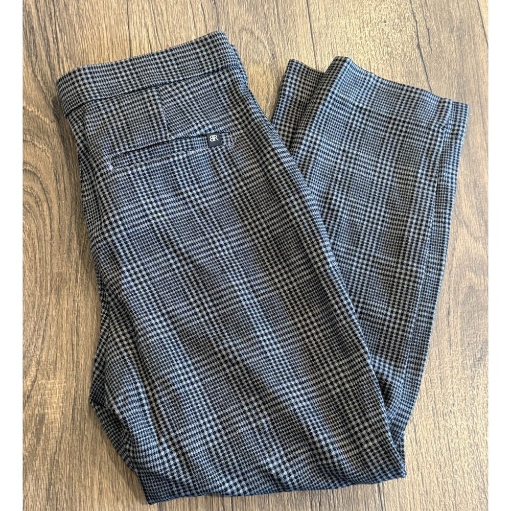 Banana Republic Gray Plaid Ankle Dress Pants Women's Size 10 Career Trouser